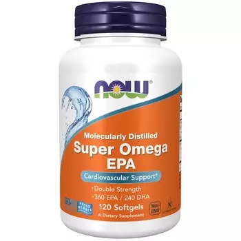 Now Foods Комплекс Super Omega EPA, 120 капсул х 1461 мг (Now Foods, Жирные кислоты)