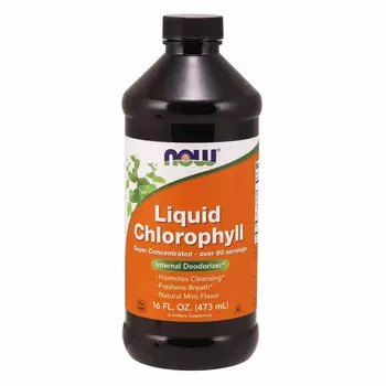 Now Foods Жидкий хлорофилл 90 порций, 473 мл (Now Foods, Растительные продукты)