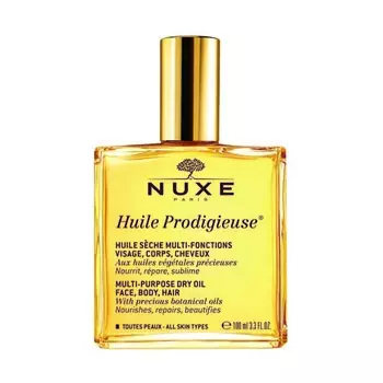 Nuxe Продижьёз Сухое масло для лица, тела и волос Новая формула, 100 мл (Nuxe, Prodigieuse)