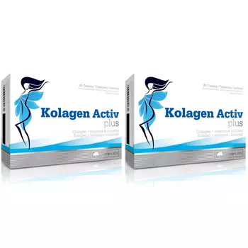Olimp Labs Биологически активная добавка Kolagen Activ Plus 1500 мг, 2 х 80 таблеток (Olimp Labs, Красота)