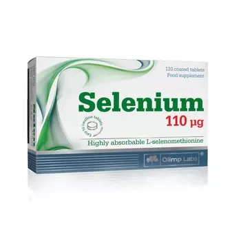 Olimp Labs Биологически активная добавка Selenium 110 µg 180 мг, 120 таблеток (Olimp Labs, Витамины и Минералы)