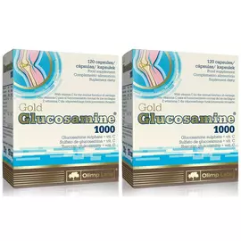 Olimp Labs Специализированный пищевой продукт питания для спортсменов Gold Glucosamine 1000 1150 мг, 2 х 60 капсул (Olimp Labs, Суставы и кости)