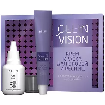 Ollin Professional Набор "Vision SetT brown (коричневый)" (крем-краска для бровей и ресниц, 20 мл) (Ollin Professional, Окрашивание волос)