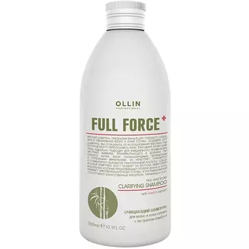 Ollin Professional Очищающий шампунь для волос и кожи головы с экстрактом бамбука, 300 мл (Ollin Professional, Уход за волосами)
