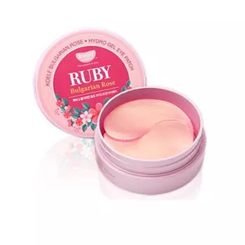 Petitfee Патчи для глаз гидрогелевые с маслом болгарской розы Koelf Ruby&amp;Bulgarian Rose Eye Patch, 60 шт (Petitfee, Eye Patch)