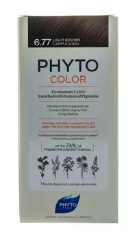 Phytosolba Краска для волос светлый каштан - капучино, 1 шт (Phytosolba, PhytoCOLOR)