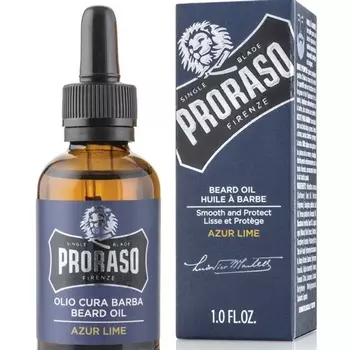 Proraso Масло для бороды Azur Lime, 30 мл (Proraso, Для ухода)