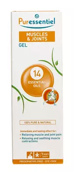 Puressentiel Гель Расслабляющий и успокаивающий "14 эфирных масел", 60 мл (Puressentiel, Мышцы и суставы)