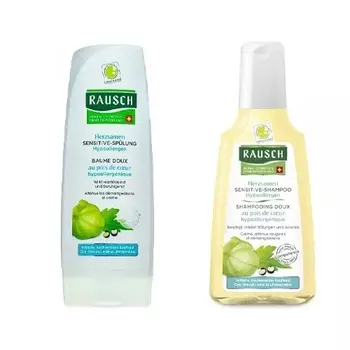 Rausch Набор "Для чувствительной кожи головы": шампунь 200 мл + кондиционер 200 мл (Rausch, Для чувствительной кожи головы)