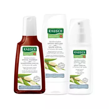 Rausch Набор "Для проблемной кожи головы": шампунь 200 мл + кондиционер 200 мл + спрей 100 мл (Rausch, Для проблемной кожи головы)