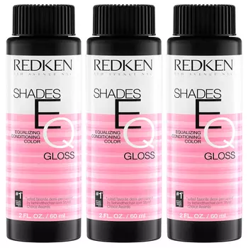 Redken Краска-блеск без аммиака для тонирования и ухода за волосами Шейдс Икью Глосс, 3*60 мл - 09N Sahara (Redken, Окрашивание)