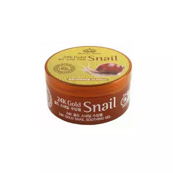 Royal Skin Многофункциональный гель для лица и тела с 24 каратным золотом и улиточной слизью, 300 мл (Royal Skin, Для лица)