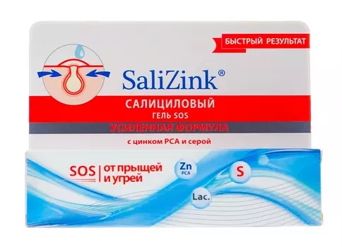 Салицинк Гель-SOS локального действия для проблемной кожи, 15 мл (Салицинк, Уход)