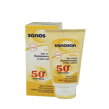 Sanosan Солнцезащитный крем SPF 50+, 75 мл (Sanosan, Защита от солнца)