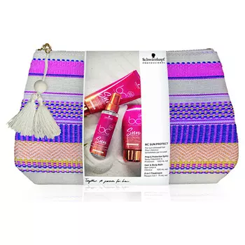 Schwarzkopf Professional Косметичка с солнцезащитными продуктами (Солнцезащитный спрей, 100 мл + Шампунь для волос и тела, 100 мл + Маска для волос после солнца 2-в-1, 75 мл) (Schwarzkopf Professional, BC Bonacure)