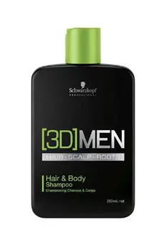 Schwarzkopf Professional Шампунь для волос и тела Hair&amp;Body Shampoo, 250 мл (Schwarzkopf Professional, [3D]MEN)
