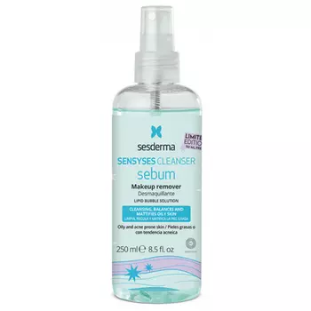 Sesderma Липосомальный лосьон для снятия макияжа для жирной и склонной к акне кожи, 250 мл (Sesderma, Sensyses)