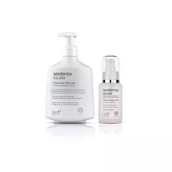 Sesderma Набор "Увлажнение и защита": крем для умывания 300 мл + крем-гель 50 мл (Sesderma, Salises)