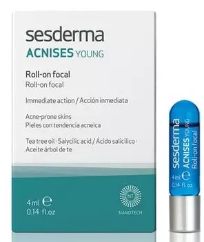 Sesderma Роликовое средство для локального применения, 4 мл (Sesderma, Acnises)