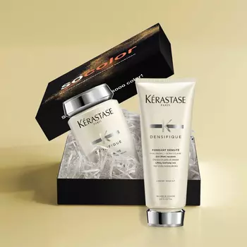 SocolorBeautyBox Подарочный набор Kerastase Densifique (шампунь-ванна 250 мл + молочко 200 мл) (SocolorBeautyBox, Densifique)