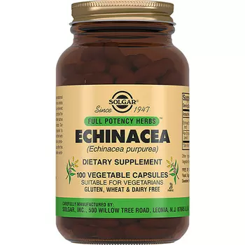 Solgar Экстракт Эхинацеи пурпурной в капсулах, 100 шт (Solgar, Растения)