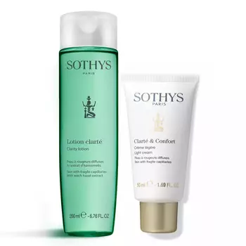 Sothys Paris Набор для чувствительной кожи (крем 50 мл + тоник 200 мл) (Sothys Paris, Clarte &amp; Comfort)