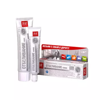 Splat ОТБЕЛИВАНИЕ ПЛЮС компакт Зубная паста SPLAT 40 мл (Splat, Travel)