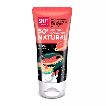 Splat Зубная паста для детей 6-11 лет Сладкий мандарин, 73 г (Splat, Junior)