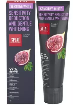 Splat Зубная паста Sensitive White, 125 г (Splat, Professional)