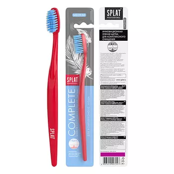 Splat Зубная щетка Complete Medium (средняя), 1 шт (Splat, Зубная щетка)