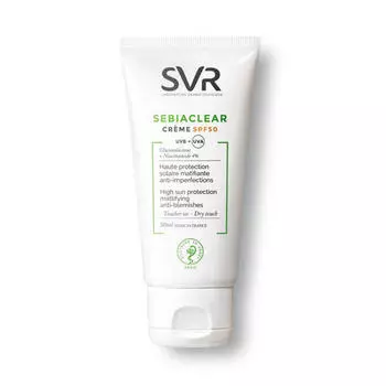 SVR Крем SPF50, 50 мл (SVR, Sebiaclear)