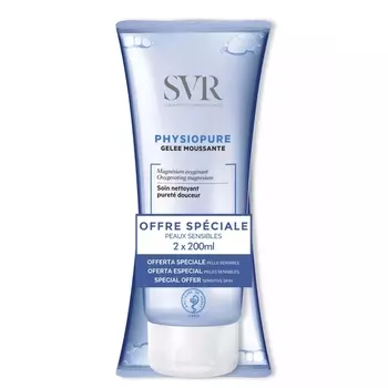 SVR Набор: Пенящийся мусс, 200 мл х 2 шт (SVR, Physiopure)