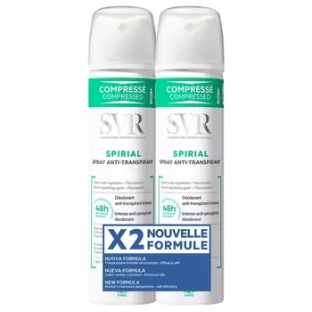 SVR Набор (спрей-антиперспирант, 75 мл х 2 шт) (SVR, Spirial)
