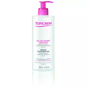 Topicrem Мягкий очищающий гель, 500 мл (Topicrem, Ультра-увлажнение тела - Чувствительная кожа)