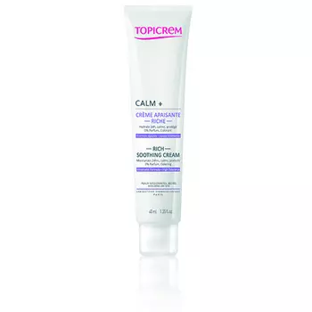 Topicrem Насыщенный успокаивающий крем, 40 мл (Topicrem, Calm+ Гиперчувствительная кожа)