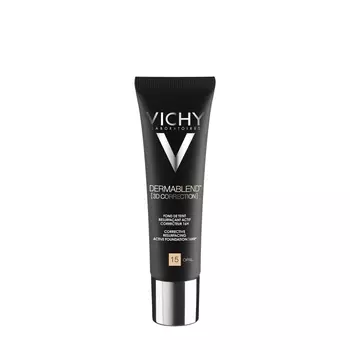 Vichy Дермабленд Тональная основа с высоким покрытием 3D Тон 15, 30 мл (Vichy, Dermablend)