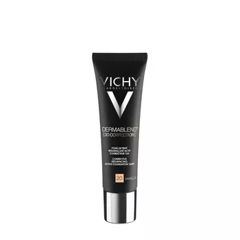 Vichy Дермабленд Тональная основа с высоким покрытием 3D Тон 20, 30 мл (Vichy, Dermablend)