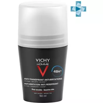 Vichy Шариковый дезодорант для чувствительной кожи 48 часов, 50 мл (Vichy, Vichy Homme)