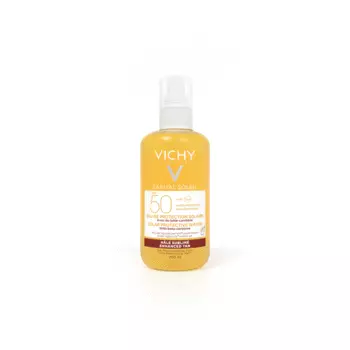 Vichy Солнцезащитный двухфазный спрей-активатор загара SPF 50, 200 мл (Vichy, Capital Ideal Soleil)