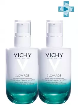 Vichy Флюид Слоу Аж для всех типов кожи, 2 х 50 мл (Vichy, Slow Age)