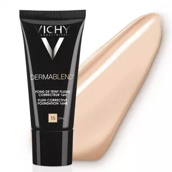 Vichy Корректирующий тональный флюид Дермабленд опаловый оттенок, 15 тон, 30 мл (Vichy, Dermablend)