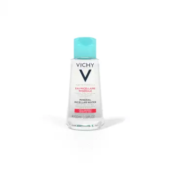 Vichy Мицеллярная вода с минералами для очищения чувствительной кожи, 100 мл (Vichy, Purete Thermal)