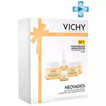 Vichy Набор: "Комплексный антивозрастной уход для кожи в период менопаузы", 4 средства (Vichy, Neovadiol)