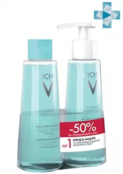 Vichy Набор Совершенствующий тоник 200 мл + Освежающий гель 200 мл (Vichy, Purete Thermal)