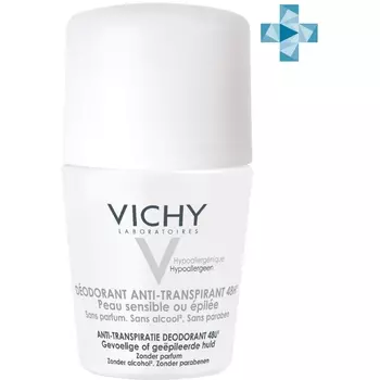 Vichy Шариковый дезодорант для очень чувствительной кожи 48 часов, 50 мл (Vichy, Deodorant)