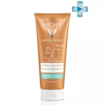 Vichy Увлажняющее солнцезащитное молочко SPF50+, 200 мл (Vichy, Capital Ideal Soleil)