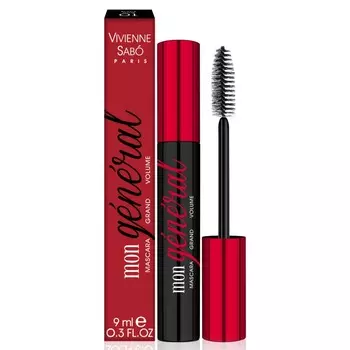 Vivienne Sabo Тушь для ресниц с эффектом большого объема "Mon General", тон 1, 9 мл (Vivienne Sabo, )
