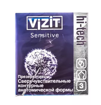 Vizit Презервативы №3 Hi-tech Sensitive (Vizit, )