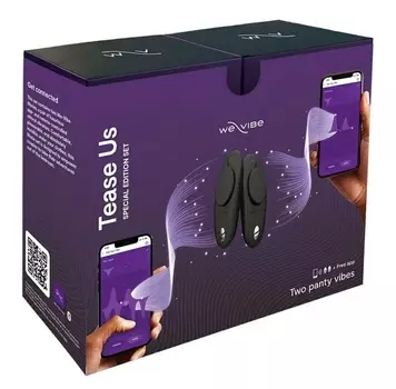 We-Vibe Набор вибраторов Tease Us Moxie + Moxie, черный (We-Vibe, )
