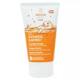 Weleda Детский шампунь-гель для волос и тела «Апельсин», 150 мл (Weleda, Шампунь-гель)